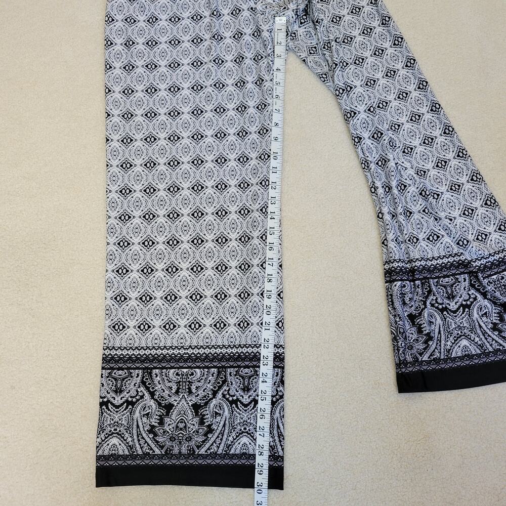 Apt 9 Size L Wide Leg Palazzo Pants Elastic High Waist High Rise Jersey Comfort - Picture 9 of 14